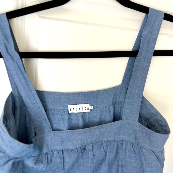 Lacausa Chambray full length dress - Picture 5 of 6